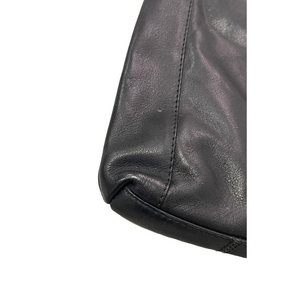 Derek Alexander Black Leather Adjustable Strap Crossbody Bag Medium - Picture 5 of 12